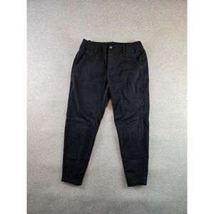 Duer DU/ER Pants Mens 33x28 Black Live Free Flex Athletic Tapered Chino Office